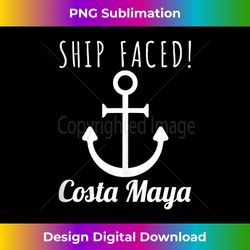 costa maya ship faced graphic - cruise or souvenir - minimalist sublimation digital file - pioneer new aesthetic frontiers
