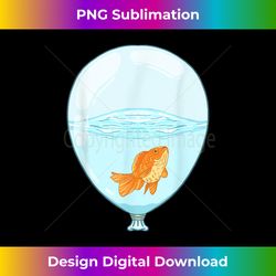 goldfish balloon cute aquarium fish animal lover - bohemian sublimation digital download - spark your artistic genius
