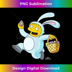 The Simpsons Ralph Wiggum Easter Bunny Funny - Sophisticated PNG Sublimation File - Enhance Your Art with a Dash of Spice