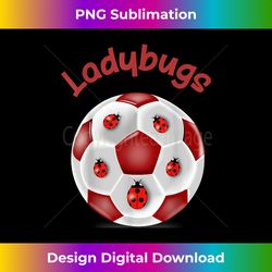 Ladybugs Soccer Player Team Logo - Classic Sublimation PNG File - Channel Your Creative Rebel