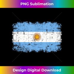 Argentina flag - Artisanal Sublimation PNG File - Chic, Bold, and Uncompromising