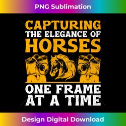 Horse Photography Horseback Riding Horses Hobby Photographer - Contemporary PNG Sublimation Design - Elevate Your Style with Intricate Details