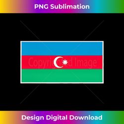 Azerbaijan Flag with vintage Azerbaijani national colors - Bespoke Sublimation Digital File - Customize with Flair