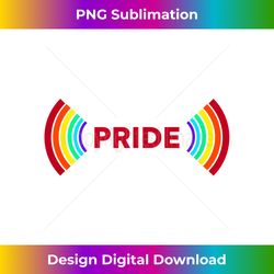 (RED) Originals PRIDE Collection - (PRIDE) Rainbow - Innovative PNG Sublimation Design - Pioneer New Aesthetic Frontiers