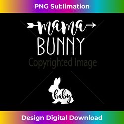 s Mama Bunny and Baby Bunny Easter Pregnancy Announcement - Luxe Sublimation PNG Download - Reimagine Your Sublimation Pieces