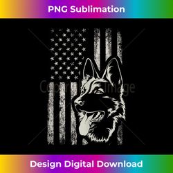 Patriotic German Shepherd AMERICAN FLAG 4th Of July Shepherd - Chic Sublimation Digital Download - Channel Your Creative Rebel