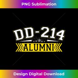 Memorial Military Veteran Patriotic DD-214 Alumni - Minimalist Sublimation Digital File - Challenge Creative Boundaries