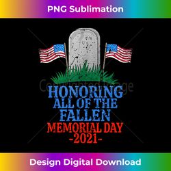 2021 Memorial Day American Flag Honor The Fallen - Artisanal Sublimation PNG File - Crafted for Sublimation Excellence