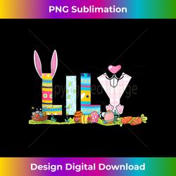 Easter Bunny Happy Easter Day Name Matching Lily - Luxe Sublimation PNG Download - Craft with Boldness and Assurance