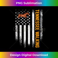Vintage USA American Flag Tennessee Walking Horse Funny - Chic Sublimation Digital Download - Elevate Your Style with Intricate Details