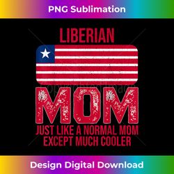 Vintage Liberian Mom Liberia Flag Design For Mother's Day - Sophisticated PNG Sublimation File - Tailor-Made for Sublimation Craftsmanship