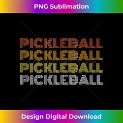 retro pickleball - sleek sublimation png download - striking & memorable impressions