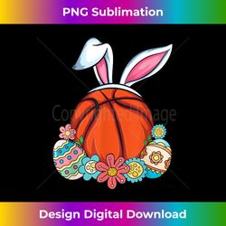 funny basketball bunny ear boys ns easter basketball - minimalist sublimation digital file - animate your creative concepts