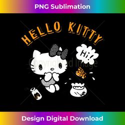 Hello Kitty Hand Sketched Art Hi! - Urban Sublimation PNG Design - Crafted for Sublimation Excellence