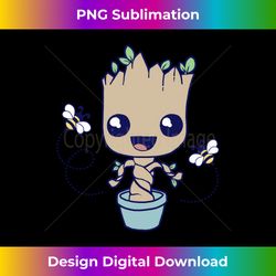 Marvel Guardians Of The Galaxy Baby Groot And Bees - Bespoke Sublimation Digital File - Spark Your Artistic Genius