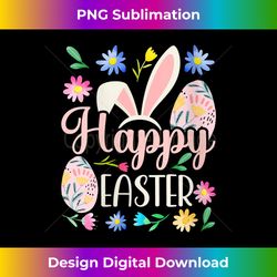 s Happy Easter Sayings Egg Bunny - Sleek Sublimation PNG Download - Rapidly Innovate Your Artistic Vision