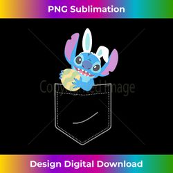 Disney Stitch Easter Egg and Bunny Ears Corner Pocket Art - Bohemian Sublimation Digital Download - Enhance Your Art with a Dash of Spice
