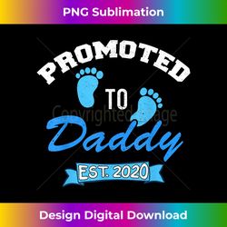 Promoted To Daddy EST.2020 It A Boy mens Leveled Up To Daddy - Vibrant Sublimation Digital Download - Rapidly Innovate Your Artistic Vision