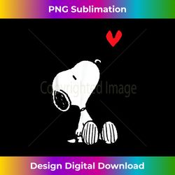Peanuts Heart Sitting Snoopy - Bespoke Sublimation Digital File - Chic, Bold, and Uncompromising