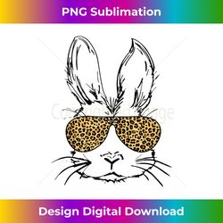 Bunny Face Wearing Leopard Glasses Easter Day Rabbit Funny - Luxe Sublimation PNG Download - Pioneer New Aesthetic Frontiers