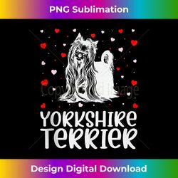 Red Heart Cupid Love Yorkshire Terrier Lover Valentine Day - Vibrant Sublimation Digital Download - Channel Your Creative Rebel