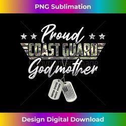Proud Coast Guard Godmother American Military s - Timeless PNG Sublimation Download - Tailor-Made for Sublimation Craftsmanship