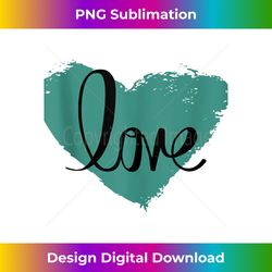 Blue Grey Heart Love, Valentine's Day, Romance, Romantic - Classic Sublimation PNG File - Enhance Your Art with a Dash of Spice