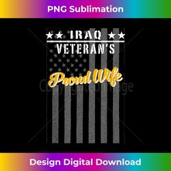 Iraq War Veteran Wife Proud American Flag - Bohemian Sublimation Digital Download - Craft with Boldness and Assurance