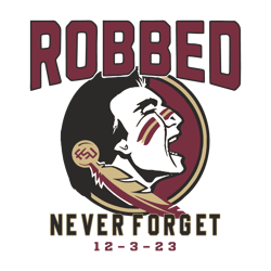 Florida State University Robbed Never Forget SVG