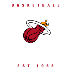 Miami Heat Basketball Est 1988 SVG Digital Download