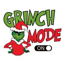 Retro Grinch Mode On Christmas SVG