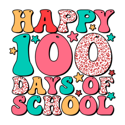 Teacher Happy 100 Days Of School SVG