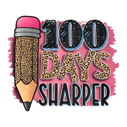 Leopard 100 Days Sharper Pencil PNG
