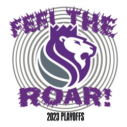 Kings Lion Feel The Roar 2023 Playoffs SVG