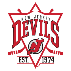 New Jersey Devils Est 1974 Hockey Team SVG