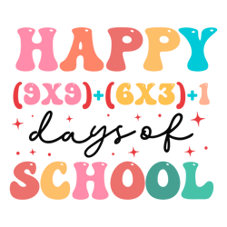 Happy 100 Days Of School Teacher Team SVG