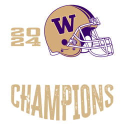 Washington Huskies Sugar Bowl Champions SVG