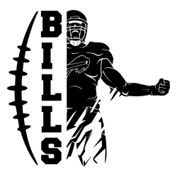 Bills Football Player SVG Digital Download Untitled