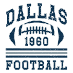 Dallas Football 1960 SVG Cricut Digital Download