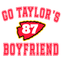 Go Taylors Boyfriend Kansas City Chiefs Logo SVG Untitled