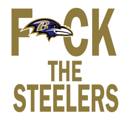 Baltimore Ravens Fuck The Steelers SVG
