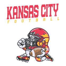 Vintage Nfl Kansas City Football SVG