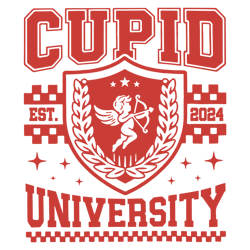 Valentine Cupid University Est 2024 SVG