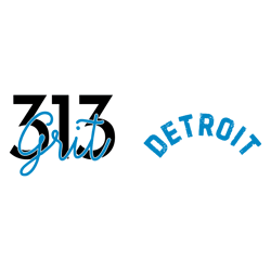 Nfl Detroit 313 Grit Football Team SVG