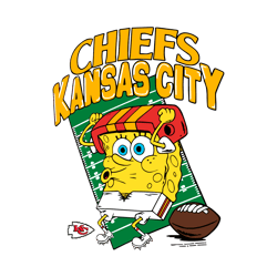 Kansas City Chiefs Super Bowl Lviii Spongebob SVG