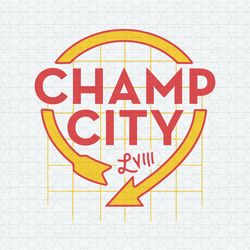 Retro Champ City Lviii Super Bowl SVG