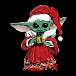 A Baby Yoda Love Christmas SVG