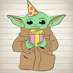 Baby Yoda Birthday SVG PNG Dxf Eps Download Files