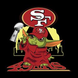 Baby Yoda San Francisco 49ers Nfl Football SVG Cricut File