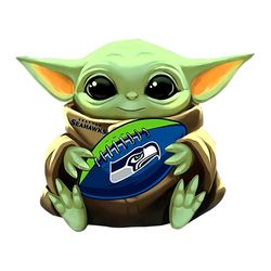 Baby Yoda Seattle Seahawks Nfl SVG Cut Files